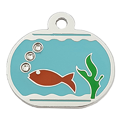 Aluminum-Fish-Tank-Pet ID Tag-Pet Tag-FulgorDesign